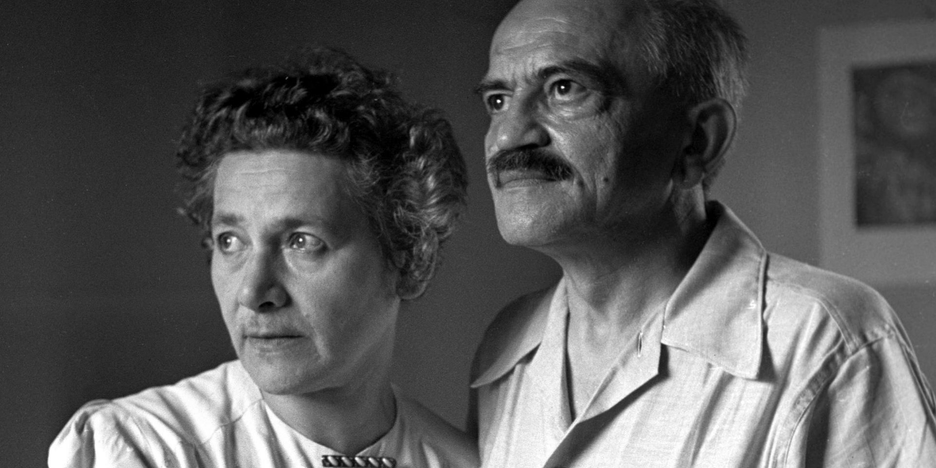 Rosi Wolfstein und Paul Frölich in der New Yorker Wohnung c Fred Stein Peter Stein Dez. 1942